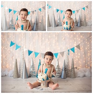 Aron Waterbury Ct Smash Cake Photographer